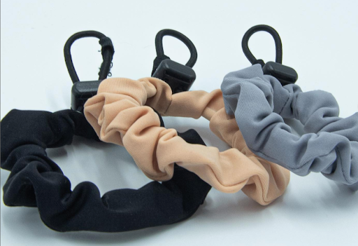 Three adjustable hair ties. 